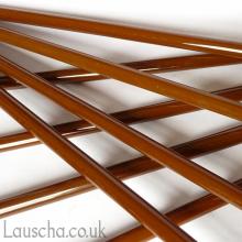 Dark brown-orange rods