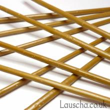 Ochre glass rods