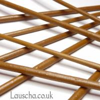 Golden brown glass rods